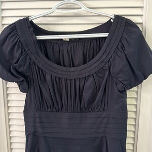 NEW ARRIVAL! BCBG MaxAzria cotton midi dress in navy (4)